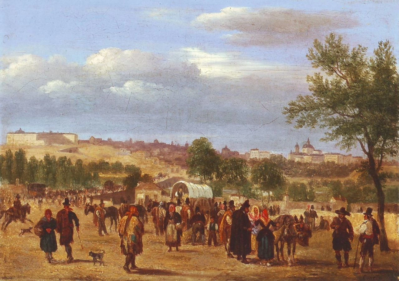 Veduta della Prateria di San Isidro - Museo de Historia de Madrid